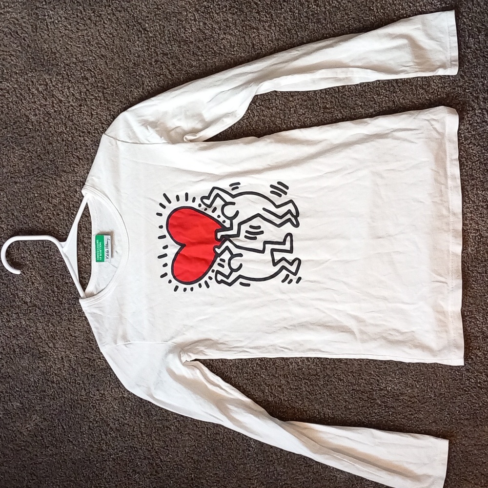 White long sleeve benetton